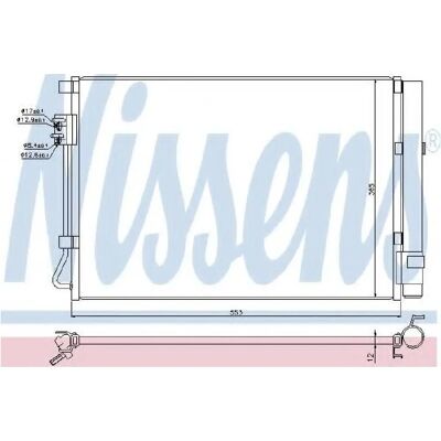 NISSENS 940248 Aluminium R134a R1234yf Airconditioning Condenser met droger - Condenser voor airconditioning NISSENS 940248 Aluminium R134a R1234yf Airconditioning Condenser met droger - Condenser voor airconditioning