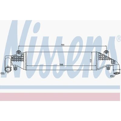 Nissens Y60113550 Intercooler - Mazda 3 Turbo Luftkøler Nissens Y60113550 Intercooler - Mazda 3 Turbo Luftkøler