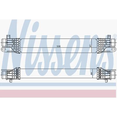 NISSENS 96506 Intercooler - Luchtgekoeld - Aluminium - 530x97x64 mm NISSENS 96506 Intercooler - Luchtgekoeld - Aluminium - 530x97x64 mm