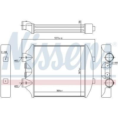 NISSENS 96405 Intercooler voor Seat Ibiza 3 NISSENS 96405 Intercooler voor Seat Ibiza 3