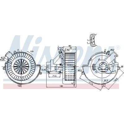 Nissens Innenraumgebläse - 87079 Nissens Innenraumgebläse - 87079