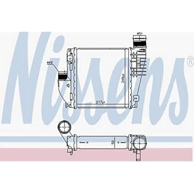 Ψυγείο NISSENS 96380 - Ψυγείο αέρα, αλουμινένιες πτερυγίδες, πλαστικός δοχείο νερού Ψυγείο NISSENS 96380 - Ψυγείο αέρα, αλουμινένιες πτερυγίδες, πλαστικός δοχείο νερού