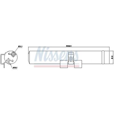 NISSENS 95516 Aluminium Trockner für Klimaanlage - Trockner NISSENS 95516 Aluminium Trockner für Klimaanlage - Trockner