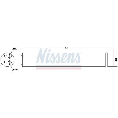 Nissens 95519 Trockner - Renault Clio III, Twingo II Nissens 95519 Trockner - Renault Clio III, Twingo II