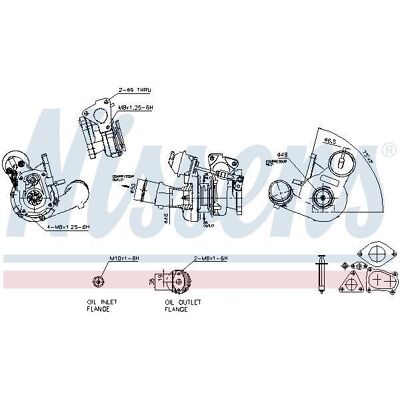 Nissens 93035 Turbocharger - Turbocharger for Renault Nissens 93035 Turbocharger - Turbocharger for Renault