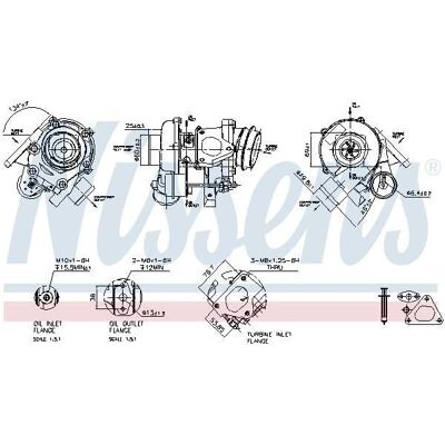 Nissens Turbo - Εξαερισμός, με στεγανοποιήσεις - για Mercedes-Benz Sprinter/Vito Nissens Turbo - Εξαερισμός, με στεγανοποιήσεις - για Mercedes-Benz Sprinter/Vito