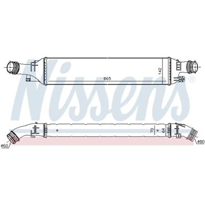 NISSENS 96298 Intercooler - Luftgekühlt Aluminium - Für Audi Q3 2.0 TDI Quattro NISSENS 96298 Intercooler - Luftgekühlt Aluminium - Für Audi Q3 2.0 TDI Quattro