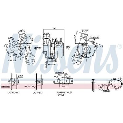 Nissens 1441100Q1G Turbo - Motortype Nissens 1441100Q1G Turbo - Motortype