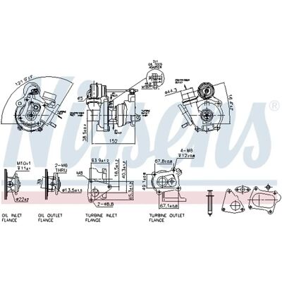 Nissens 93078 Turbocompresor - Turbocompresor Nissens 93078 Turbocompresor - Turbocompresor