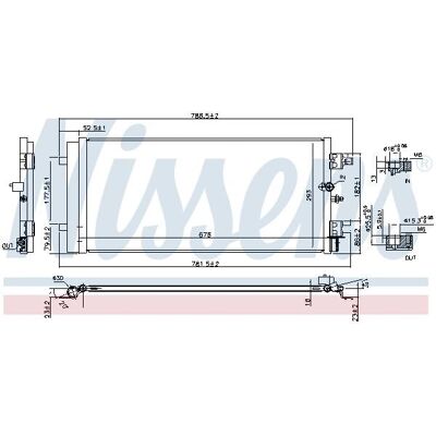 NISSENS 940589 Aluminium Condenser with Dryer - Condenser NISSENS 940589 Aluminium Condenser with Dryer - Condenser