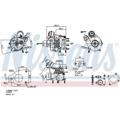 NISSENS 93139 Turbófeltöltő tömítésekkel - Turbófeltöltő NISSENS 93139 Turbófeltöltő tömítésekkel - Turbófeltöltő