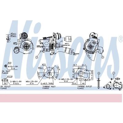 Nissens Turbocharger - Model 93163 Nissens Turbocharger - Model 93163
