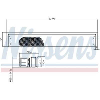 NISSENS 95576 Ilmastointikuivain - Smart Forfour 2004 NISSENS 95576 Ilmastointikuivain - Smart Forfour 2004