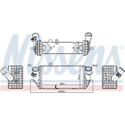 NISSENS 96144 Intercooler - Air-Air, Water-Air, No EGR Valve, Hyundai i30 II, Kia Cee'd II NISSENS 96144 Intercooler - Air-Air, Water-Air, No EGR Valve, Hyundai i30 II, Kia Cee'd II