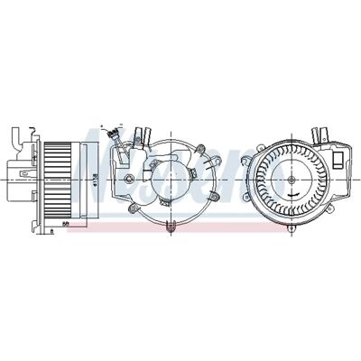 Nissens Innenraumgebläse - 87395 - Für Mercedes-Benz SL E230 Nissens Innenraumgebläse - 87395 - Für Mercedes-Benz SL E230