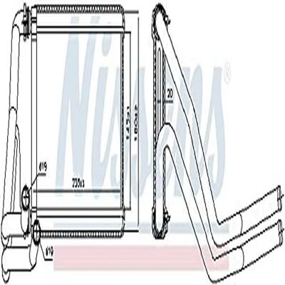 Nissens 707071 Heater - Interior Heating System for Hyundai ix35 Nissens 707071 Heater - Interior Heating System for Hyundai ix35