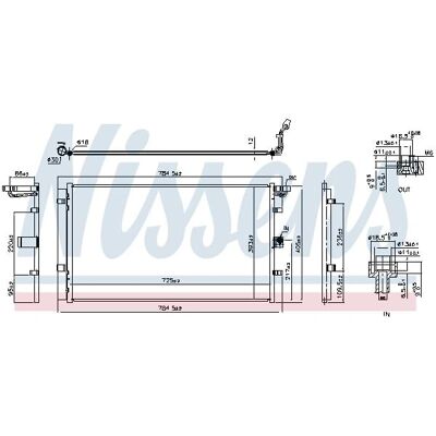 NISSENS 940902 Condensatore - Ford Ecosport Mk2, Fiesta 7, Puma SUV NISSENS 940902 Condensatore - Ford Ecosport Mk2, Fiesta 7, Puma SUV