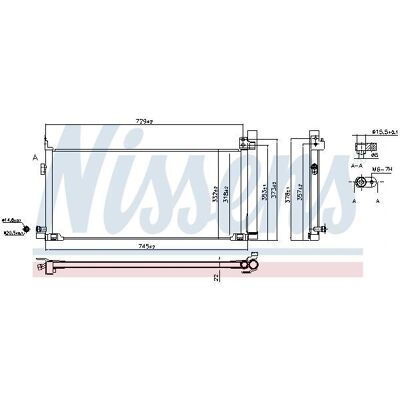 NISSENS 940904 Condensador de Aire Acondicionado de Aluminio NISSENS 940904 Condensador de Aire Acondicionado de Aluminio