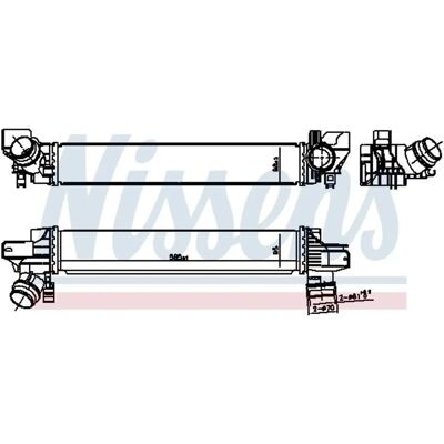 NISSENS 961233 Intercooler - Αέρας σε αέρα και αέρας σε νερό - Intercooler NISSENS 961233 Intercooler - Αέρας σε αέρα και αέρας σε νερό - Intercooler