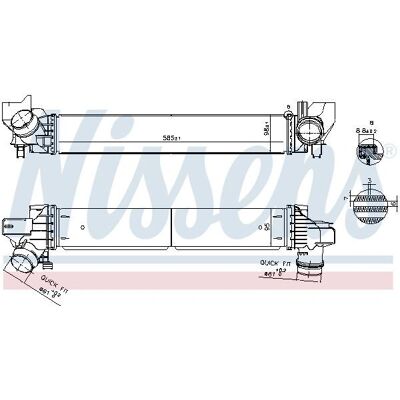 NISSENS 961269 Ilmastointipuhallin - Ilma-ilma, Ilma-vesi, ilman EGR-venttiiliä NISSENS 961269 Ilmastointipuhallin - Ilma-ilma, Ilma-vesi, ilman EGR-venttiiliä