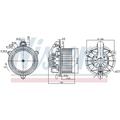 Nissens 87495 Belső légbefúvó - Belső légbefúvó Nissens 87495 Belső légbefúvó - Belső légbefúvó