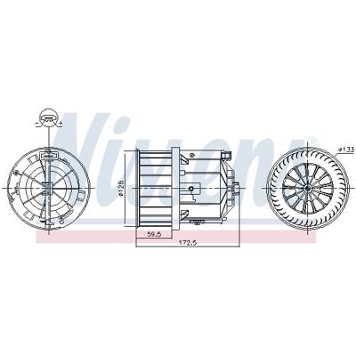 NISSENS 87632 Interior Air Vent - Interior Air Vent NISSENS 87632 Interior Air Vent - Interior Air Vent
