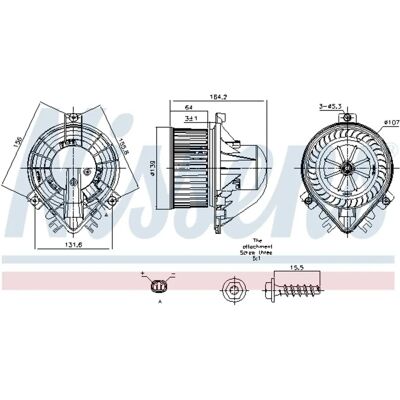 NISSENS 87711 Innenraumgebläse - Innenraumgebläse NISSENS 87711 Innenraumgebläse - Innenraumgebläse