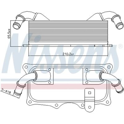 Nissens 90937 Ölkühler - Motorölkühler für Porsche Nissens 90937 Ölkühler - Motorölkühler für Porsche