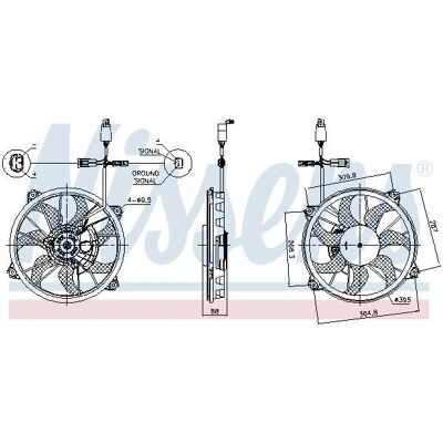 NISSENS 85902 Kühlerlüfter - Kühler, Motor Kühlung, 12V NISSENS 85902 Kühlerlüfter - Kühler, Motor Kühlung, 12V
