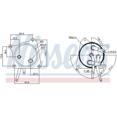 NISSENS 91119 Automatic Transmission Oil Cooler NISSENS 91119 Automatic Transmission Oil Cooler