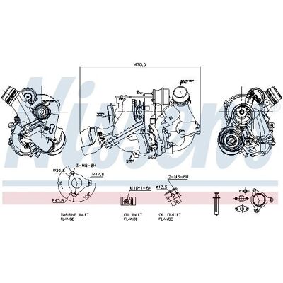 NISSENS 93310 Turbocharger - Turbocharger NISSENS 93310 Turbocharger - Turbocharger
