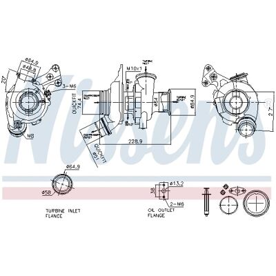 NISSENS Turbocharger - Elektrische uitlaatgasturbo - BMW NISSENS Turbocharger - Elektrische uitlaatgasturbo - BMW