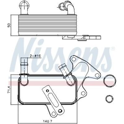 NISSENS 91129 Ψυγείο λαδιού - Αυτόματο κιβώτιο NISSENS 91129 Ψυγείο λαδιού - Αυτόματο κιβώτιο