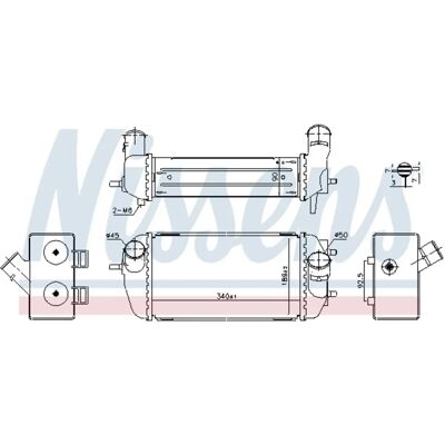 NISSENS 961495 Ladeluftkühler - Luftgekühlter Radiator für Kia Sportage IV NISSENS 961495 Ladeluftkühler - Luftgekühlter Radiator für Kia Sportage IV