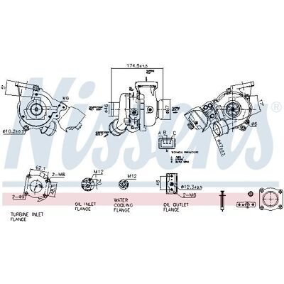 NISSENS 93428 Turbolader - Turbolader NISSENS 93428 Turbolader - Turbolader