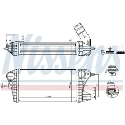 NISSENS 961561 Intercooler - Luft-til-luft og vand-til-luft - Aluminium og plast - Model 961561 - Intercooler NISSENS 961561 Intercooler - Luft-til-luft og vand-til-luft - Aluminium og plast - Model 961561 - Intercooler