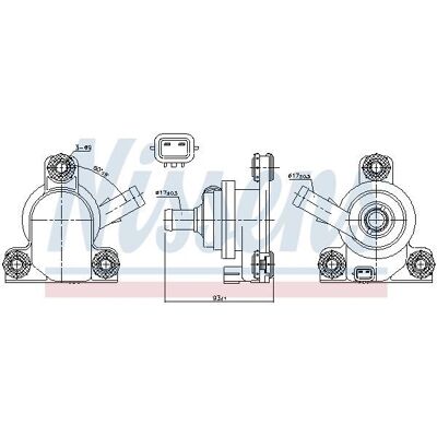 NISSENS 831078 Waterpomp - Waterpomp NISSENS 831078 Waterpomp - Waterpomp