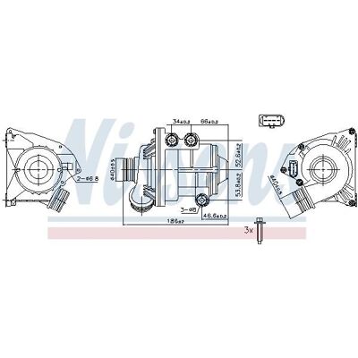 NISSENS 831087 Αντλία νερού - Αντλία νερού NISSENS 831087 Αντλία νερού - Αντλία νερού