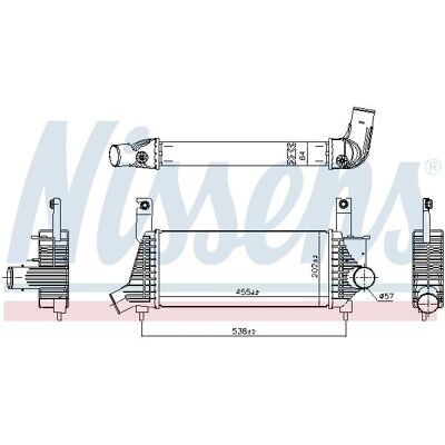 NISSENS 961593 Intercooler - Aria-Aria, Aria-Acqua, Nissan NP300 Navara, Pathfinder NISSENS 961593 Intercooler - Aria-Aria, Aria-Acqua, Nissan NP300 Navara, Pathfinder