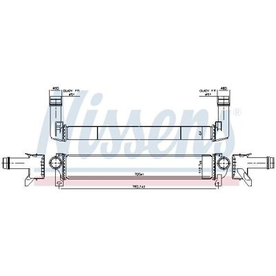 NISSENS 961599 Intercooler - Air-to-air & water cooling - Jeep Cherokee V NISSENS 961599 Intercooler - Air-to-air & water cooling - Jeep Cherokee V
