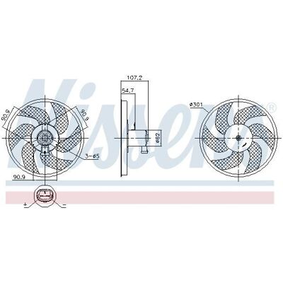 NISSENS Duster SUV Radiatorventilator - Kølesystem NISSENS Duster SUV Radiatorventilator - Kølesystem