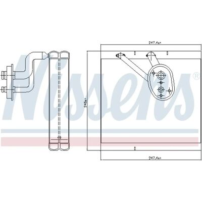NISSENS 92388 - Ψυκτικό στοιχείο - R134a, Αλουμίνιο, Σωληνωμένες Φτερούγες NISSENS 92388 - Ψυκτικό στοιχείο - R134a, Αλουμίνιο, Σωληνωμένες Φτερούγες