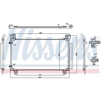 NISSENS 941277 - Klimakondensator - Für Toyota Yaris III 3/5-tür NISSENS 941277 - Klimakondensator - Für Toyota Yaris III 3/5-tür