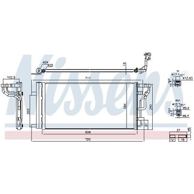 NISSENS 941289 Κάδος Κλιματισμού Hyundai Kia NISSENS 941289 Κάδος Κλιματισμού Hyundai Kia