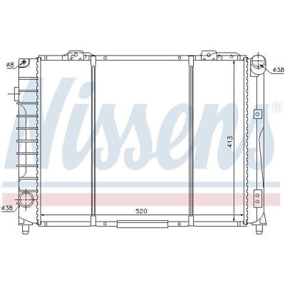 Nissens Oljeleiting Turbo - For Ford Transit & Tourneo Nissens Oljeleiting Turbo - For Ford Transit & Tourneo
