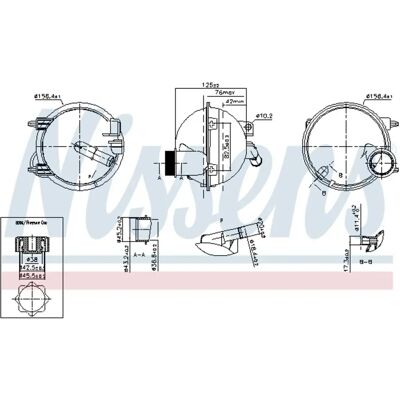 NISSENS 996148 Ausdehnungsbehälter - Kunststoff, 0,75L, Peugeot kompatibel NISSENS 996148 Ausdehnungsbehälter - Kunststoff, 0,75L, Peugeot kompatibel