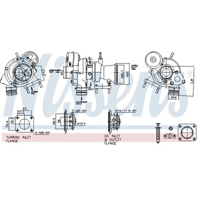 Nissens 55219660 Turbolader - Turbolader Nissens 55219660 Turbolader - Turbolader