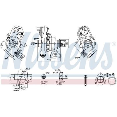 NISSENS 93486 Τούρμπο για Ford Transit V363 NISSENS 93486 Τούρμπο για Ford Transit V363