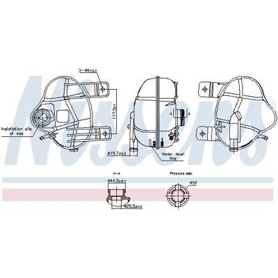 NISSENS 996250 Laajennusastia - 0,95L - Yhteensopiva Alfa Romeo, Fiat, Lancia NISSENS 996250 Laajennusastia - 0,95L - Yhteensopiva Alfa Romeo, Fiat, Lancia