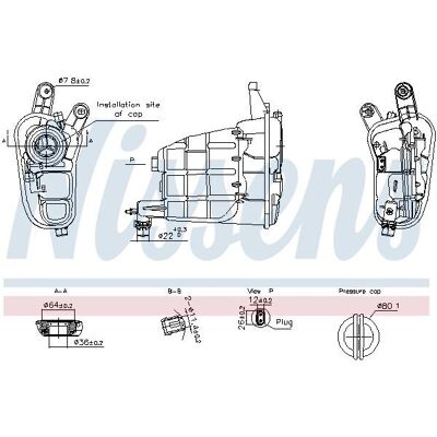 NISSENS Model 996301 - Udjævningstank med niveasensor NISSENS Model 996301 - Udjævningstank med niveasensor